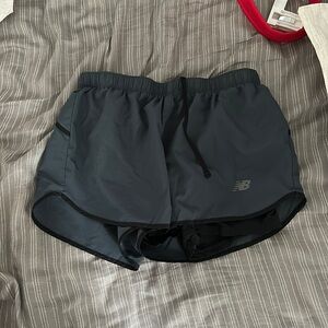 New balance running shorts, black and gray size extra small
